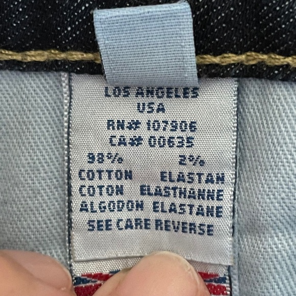 Hudson Dark Blue Signature Bootcut Flare Jeans Women's Size 29 Mid Rise Retro - Picture 10 of 16